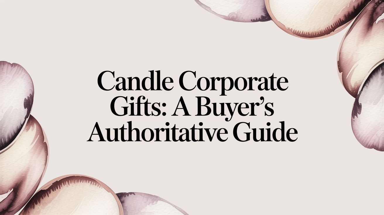 Candle Corporate Gifts: A Buyer's Authoritative Guide